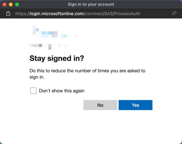 Auth process passed